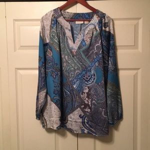 Chico's Paisley print Blouse